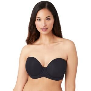 NEW Wacoal Red Carpet Strapless Full Busted Underwire Bra Black Size 36D